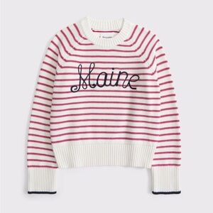 NWOT A&F Madeline Maine Crew Sweater XS